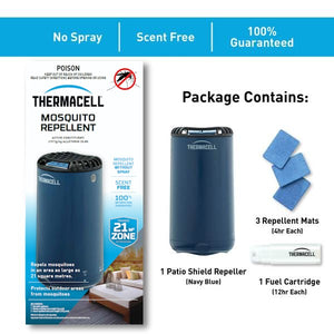 THERMACELL MINI HALO NAVY WITH 12HR REFILL