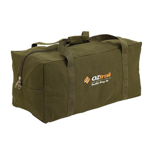 OZTRAIL CANVAS DUFFLE BAG EXTRA LARGE