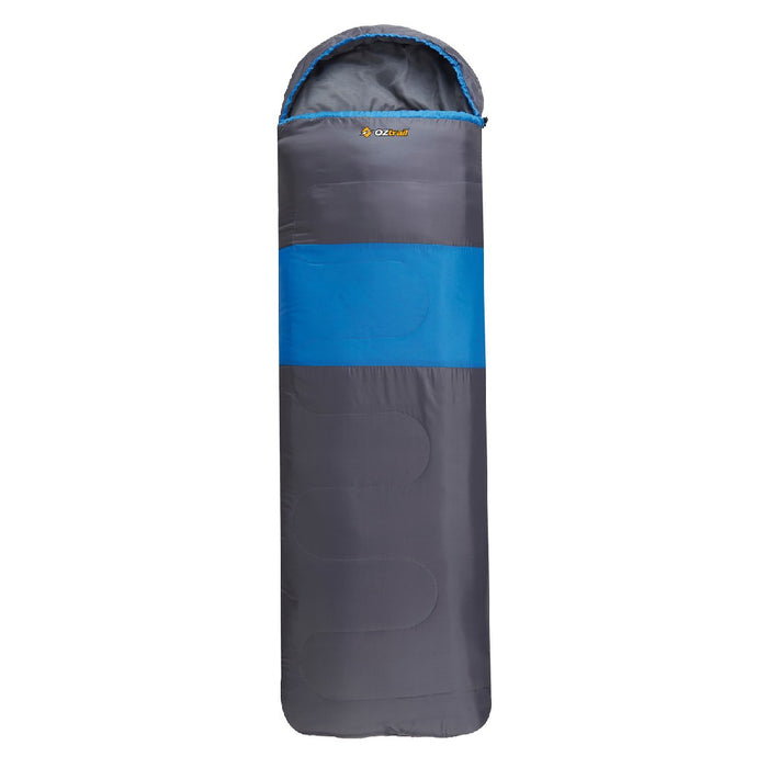 OZTRAIL KENNEDY HOODED SLEEPING BAG +15C