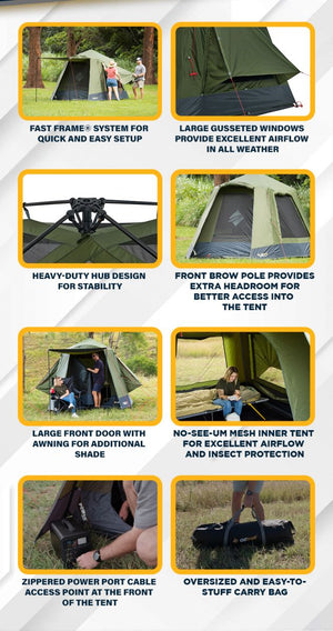 OZTRAIL FAST FRAME TENT 4 PERSON