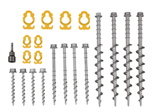 OZTRAIL SCREW IN ALUMINIUM PEG 22 PIECE