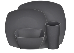 CAMPFIRE 16 PIECE SQUARE DINNER SET