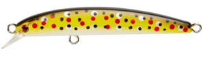 YAKAMITO SLIM MINNOW 60S HARD BODY SINKING LURE [Cl:BROWN TROUT]