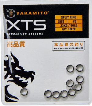 YAKAMITO SPLIT RING [Sz:SIZE 3 18KG/40LB]