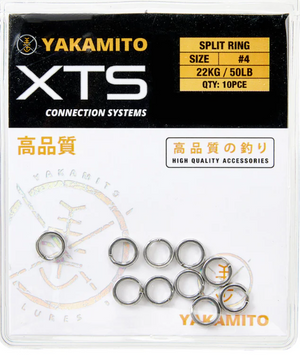 YAKAMITO SPLIT RING [Sz:SIZE 4 22KG/50LB]