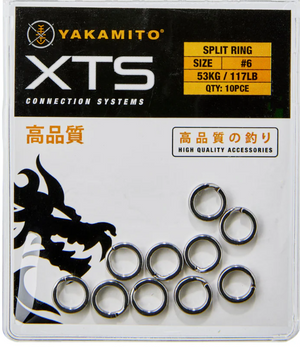 YAKAMITO SPLIT RING [Sz:SIZE 6 33KG/73LB]