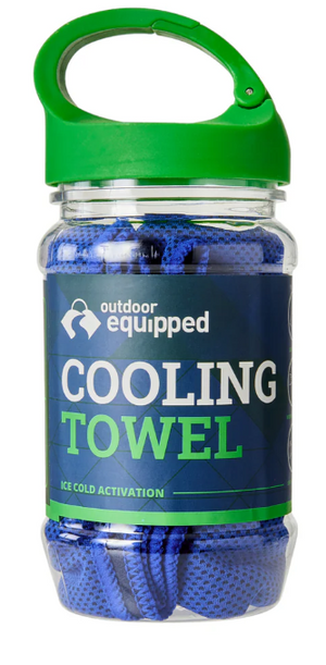 OUTDOOR EQUIPPED COOLING TOWEL [Cl:BLUE]