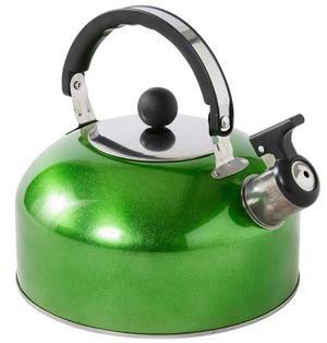 OUTDOOR EQUIPPED 2.5LT WHISTLING KETTLE [Cl:GREEN]