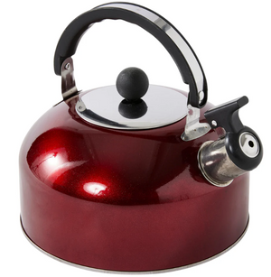 OUTDOOR EQUIPPED 2.5LT WHISTLING KETTLE [Cl:RED]