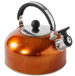 OUTDOOR EQUIPPED 2.5LT WHISTLING KETTLE [Cl:ORANGE]