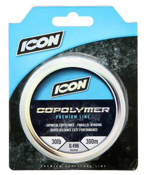 ICON COPOLYMER LINE 300M CLEAR [Sz:30LB]