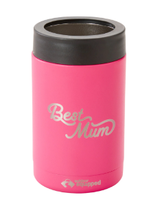 OUTDOOR EQUIPPED BEST MUM STUBBY COOLER PINK