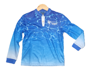 COMPLEAT ANGLER TOURNAMENT SHIRT ADULT [Sz:LARGE Cl:BLUE]