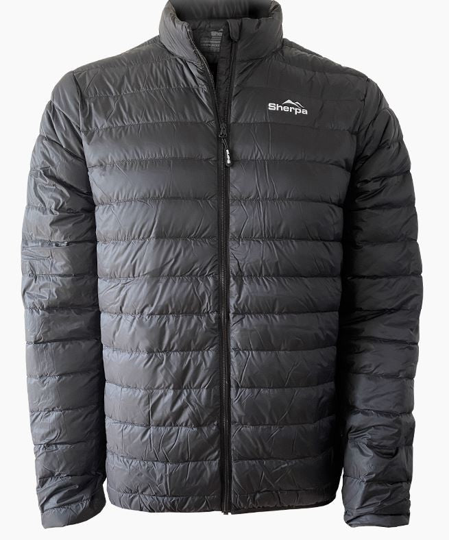 Sherpa down jacket on sale men's