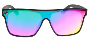OXIDE GALAXY BLACK CLEAR SUNGLASSES [Cl:MULTI BLUE PURPLE]
