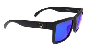 OXIDE COSMOS MATTE BLACK BLUE MIRROR SUNGLASSES