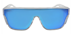 OXIDE INFERNO GREY BLUE MIRROR SAFETY GLASSES
