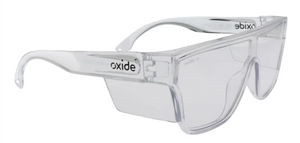 OXIDE INFERNO GREY CLEAR SAFETY GLASSES