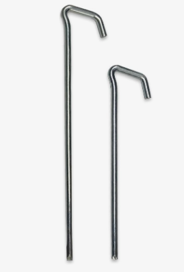 SUPA PEG KEY HEAD GALVANISED TENT PEG [Sz:6.3MM X 225MM]