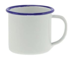 FALCON ENAMEL MUG WHITE 6CM 125ML