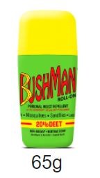 BUSHMAN ROLL ON INSECT REPELLENT 65G