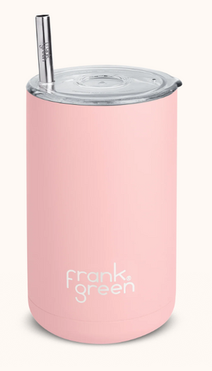 FRANK GREEN ICED COFFEE CUP WITH STRAW 15OZ [Cl:BLUSHED]