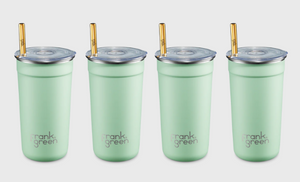 FRANK GREEN REUSABLE PARTY CUPS 4PK [Cl:MINT GELATO]