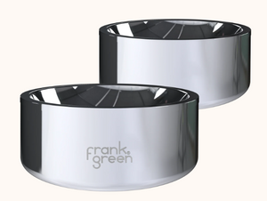 FRANK GREEN STAINLESS STEEL PET BOWL MEDIUM