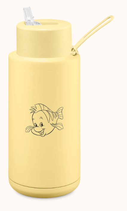 Frank Green Reusable 1L Water Bottle - Yellow/Buttermilk