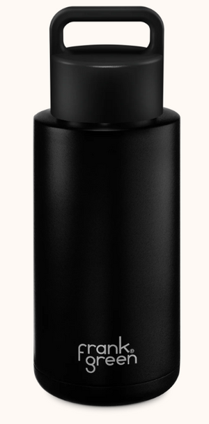 FRANK GREEN 34OZ STAINLESS STEEL CERAMIC REUSABLE BOTTLE WITH GRIP LID [Cl:MIDNIGHT]