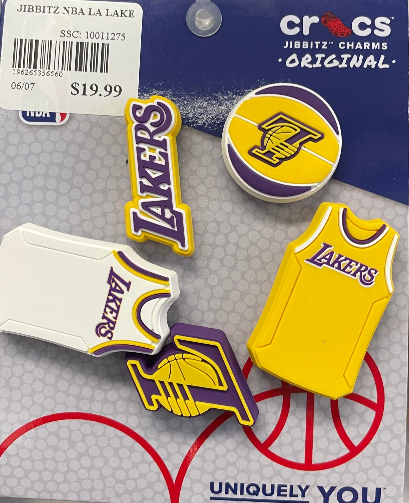 NBA Los Angeles Lakers 5 Pack Jibbitz™ charms - Crocs